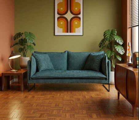Sofa korund z wąskimi bokami doskonały i designerski mebel do salonu 20m2